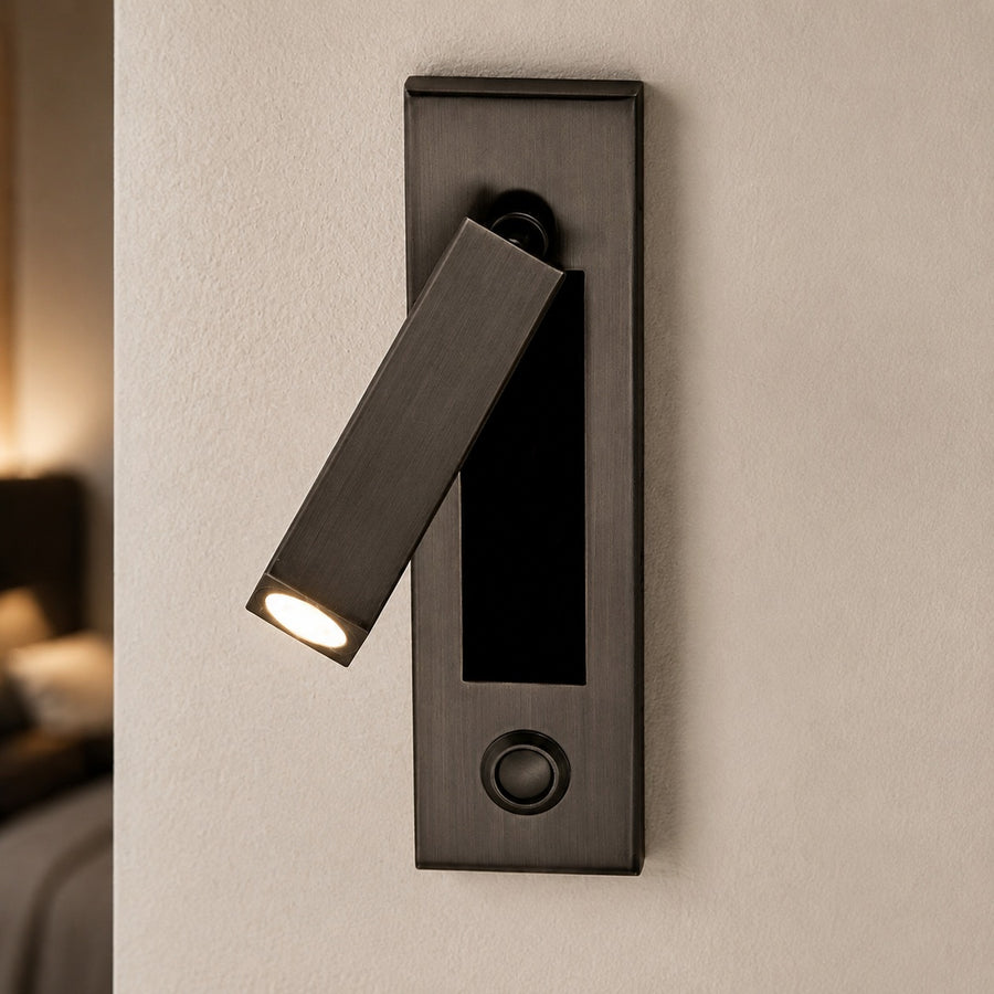 Modern Wall Sconce Light Metal Adjustable LED Fixture for Bedroom Reading 110-240V 10W in the detail