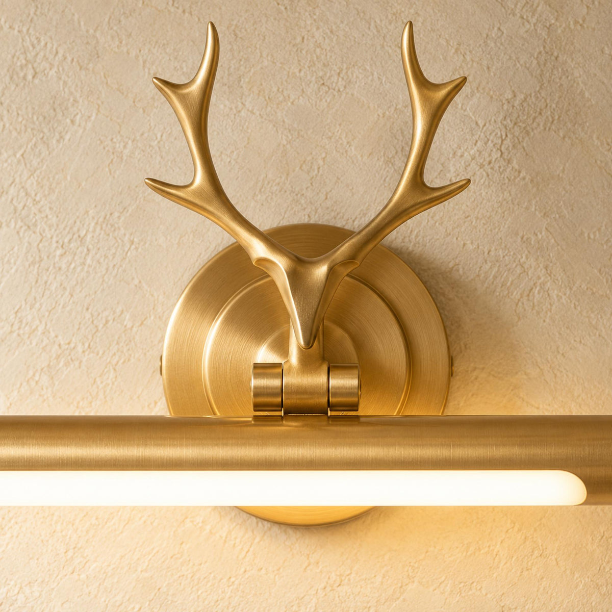 Modern Wall Sconce Lighting Wall Mounted Copper Body Acrylic Shade LED Dimmable Light Modes