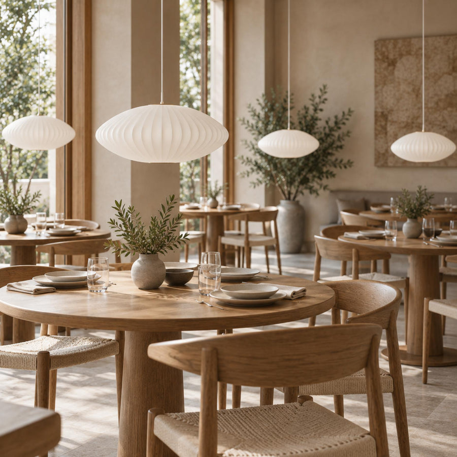 Modern Glass Pendant Lighting Adjustable LED Fixture for Kitchen Island in the dining room