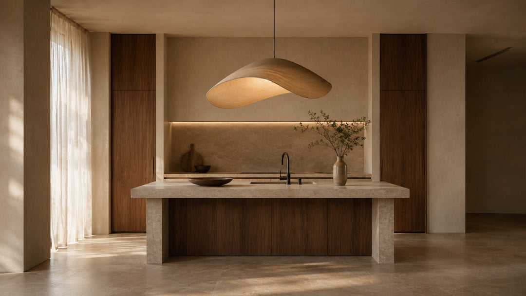 What Size Pendant Light Do You Need Over a Kitchen Island?