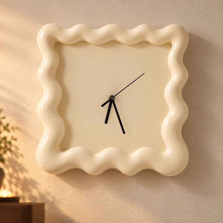 Modern Wall Clock Round Silent Movement Wall Mounted ABS Plastic 30cm for Home Decor