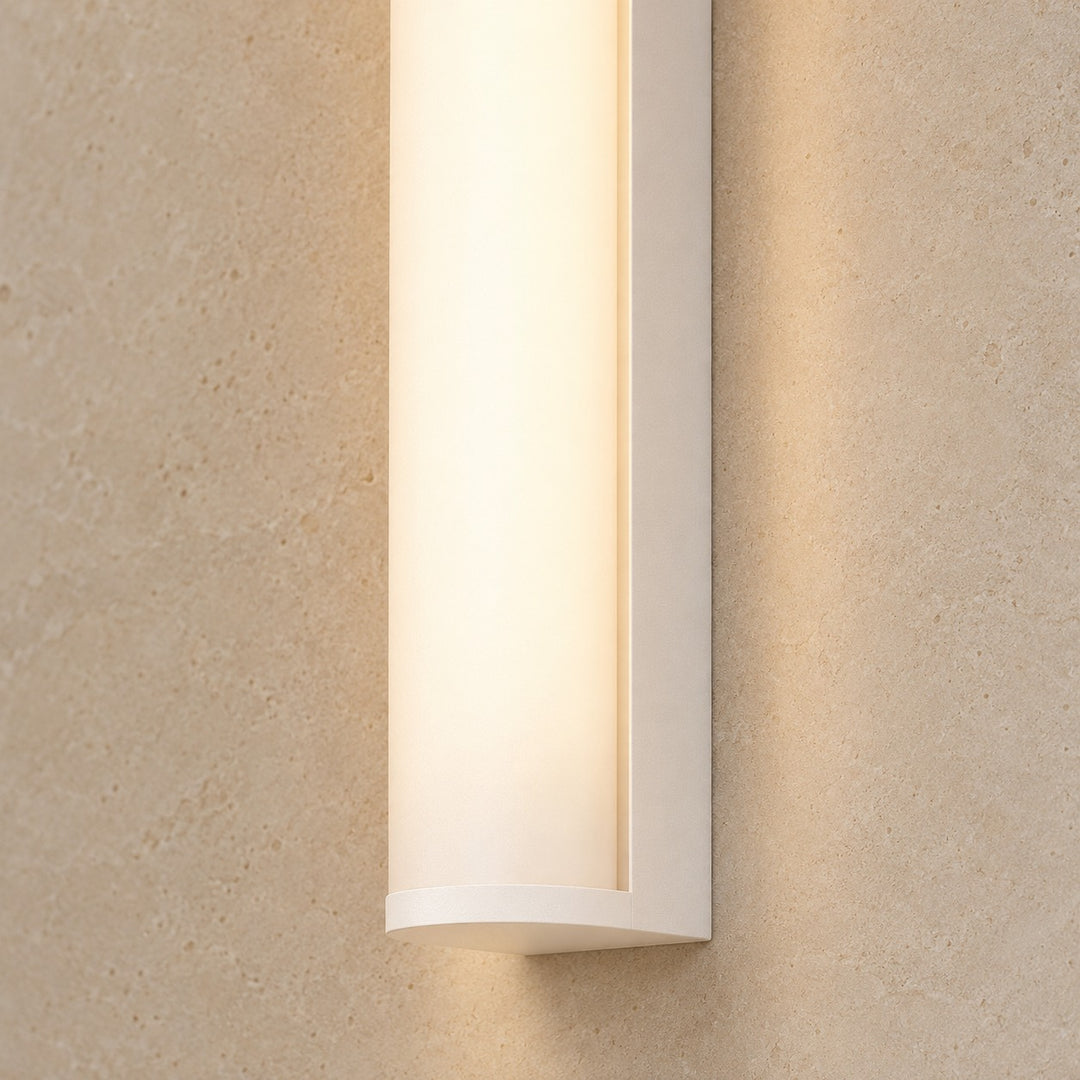 Minimalist Wall Light Wall Mounted Aluminum PC Diffuser LED Bathroom Sconce Lighting
