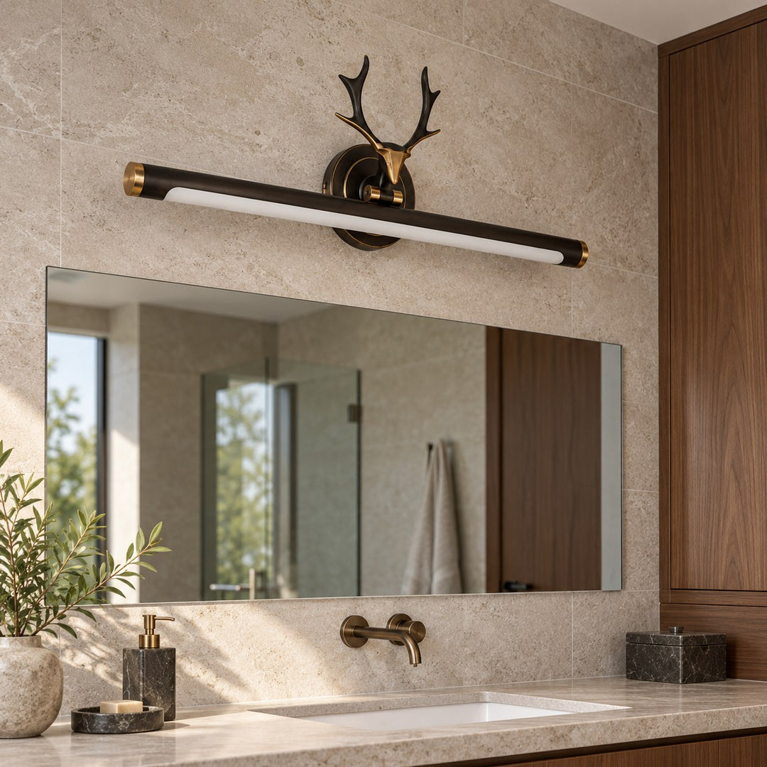 Modern Wall Sconce Lighting Wall Mounted Copper Body Acrylic Shade LED Dimmable Light Modes