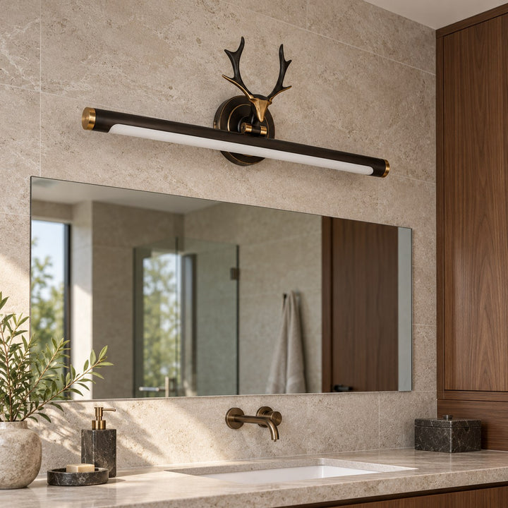 Modern Wall Sconce Lighting Wall Mounted Copper Body Acrylic Shade LED Dimmable Light Modes