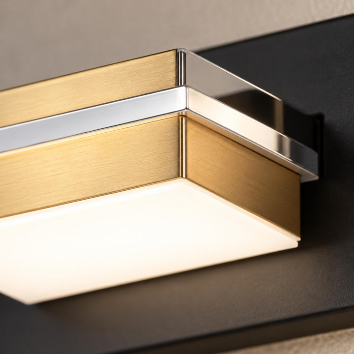 Modern Wall Sconce Lighting Wall Mounted Iron and Acrylic Frosted Diffuser 3-5 Heads