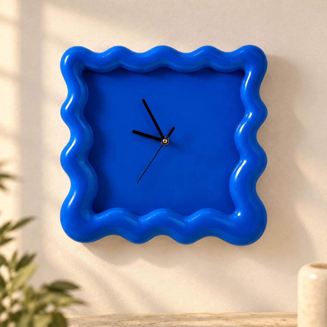 Modern Wall Clock Round Silent Movement Wall Mounted ABS Plastic 30cm for Home Decor