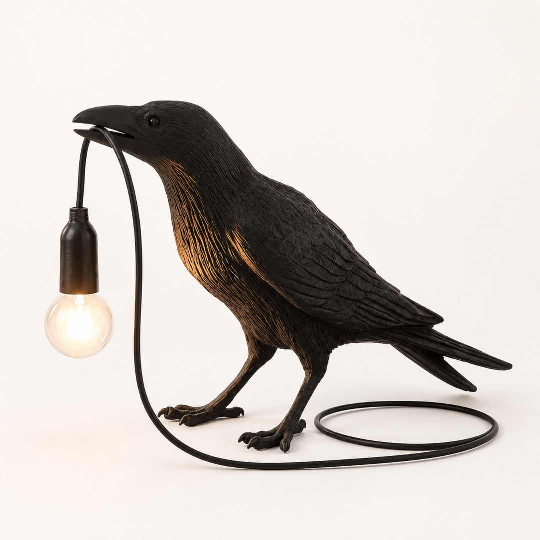 Modern Adjustable Table Lamp with LED Light and Resin Shade for Living Room and Bedroom