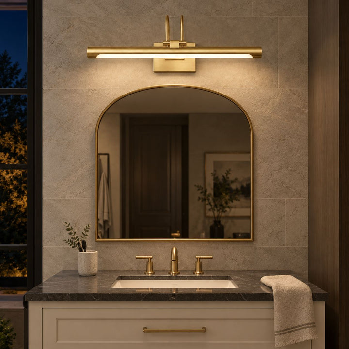 Modern Wall Sconce Wall Mounted Iron Aluminum Linear LED Bar for Bathroom Vanity Lighting