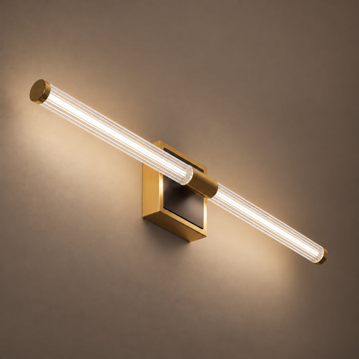Contemporary Wall Light Wall Mounted Aluminum Iron Acrylic Linear Design Dimmable for Indoor Use