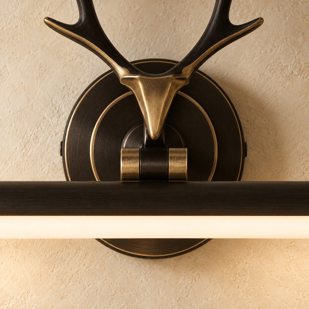 Modern Wall Sconce Lighting Wall Mounted Copper Body Acrylic Shade LED Dimmable Light Modes