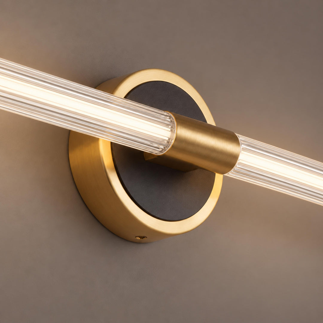 Contemporary Wall Light Wall Mounted Aluminum Iron Acrylic Linear Design Dimmable for Indoor Use