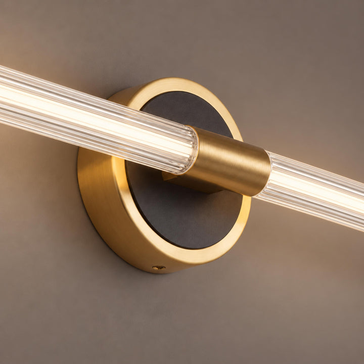 Contemporary Wall Light Wall Mounted Aluminum Iron Acrylic Linear Design Dimmable for Indoor Use