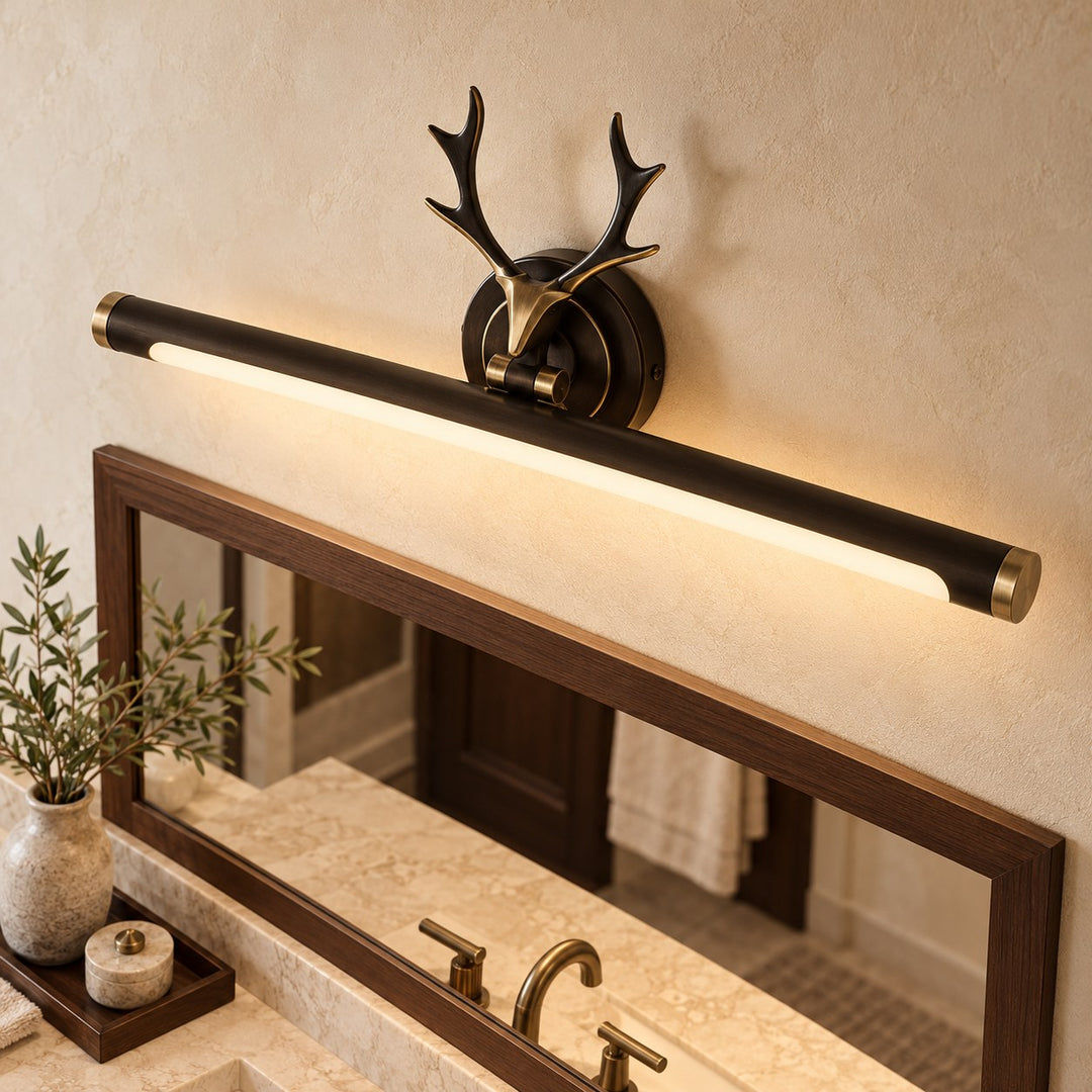 Modern Wall Sconce Lighting Wall Mounted Copper Body Acrylic Shade LED Dimmable Light Modes