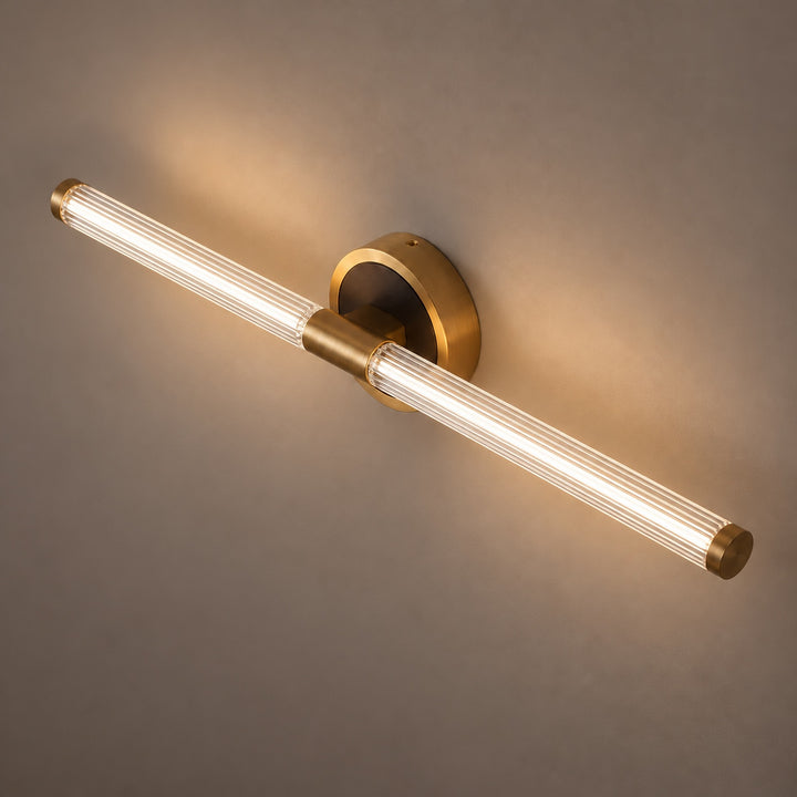 Contemporary Wall Light Wall Mounted Aluminum Iron Acrylic Linear Design Dimmable for Indoor Use