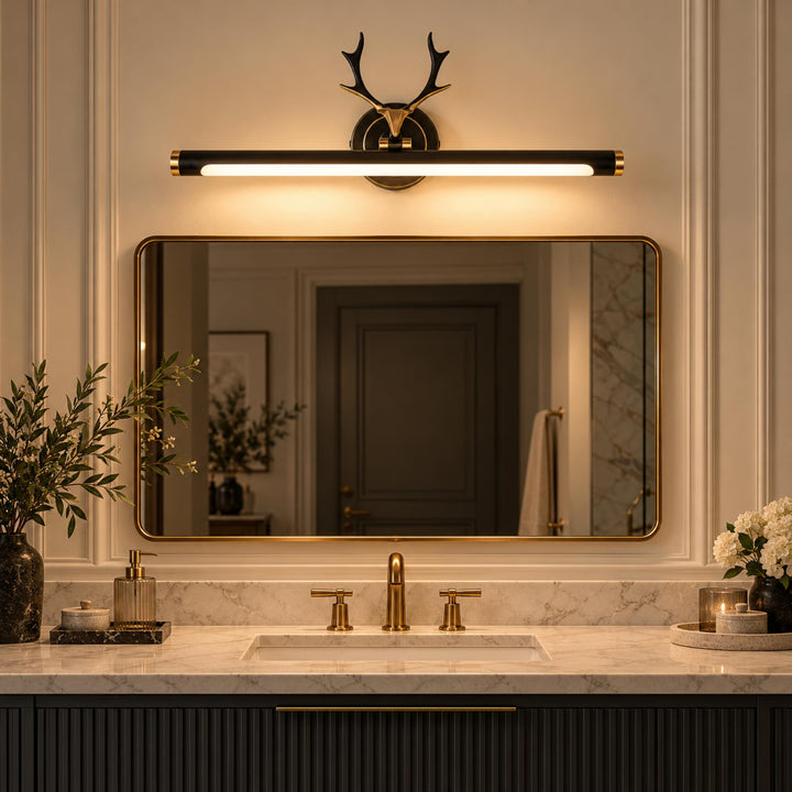 Modern Wall Sconce Lighting Wall Mounted Copper Body Acrylic Shade LED Dimmable Light Modes