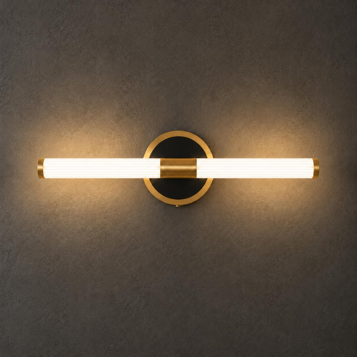 Contemporary Wall Light Wall Mounted Aluminum Iron Acrylic Linear Design Dimmable for Indoor Use