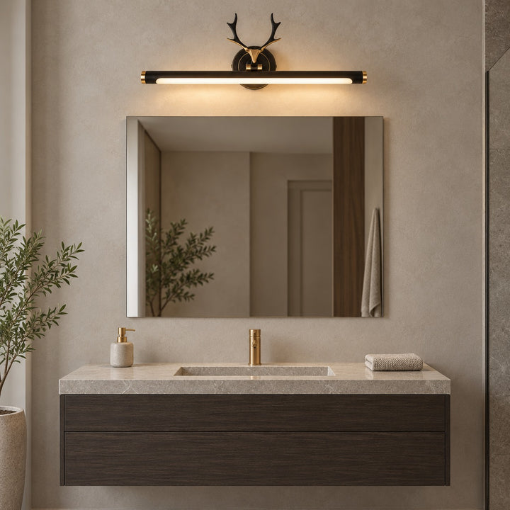 Modern Wall Sconce Lighting Wall Mounted Copper Body Acrylic Shade LED Dimmable Light Modes