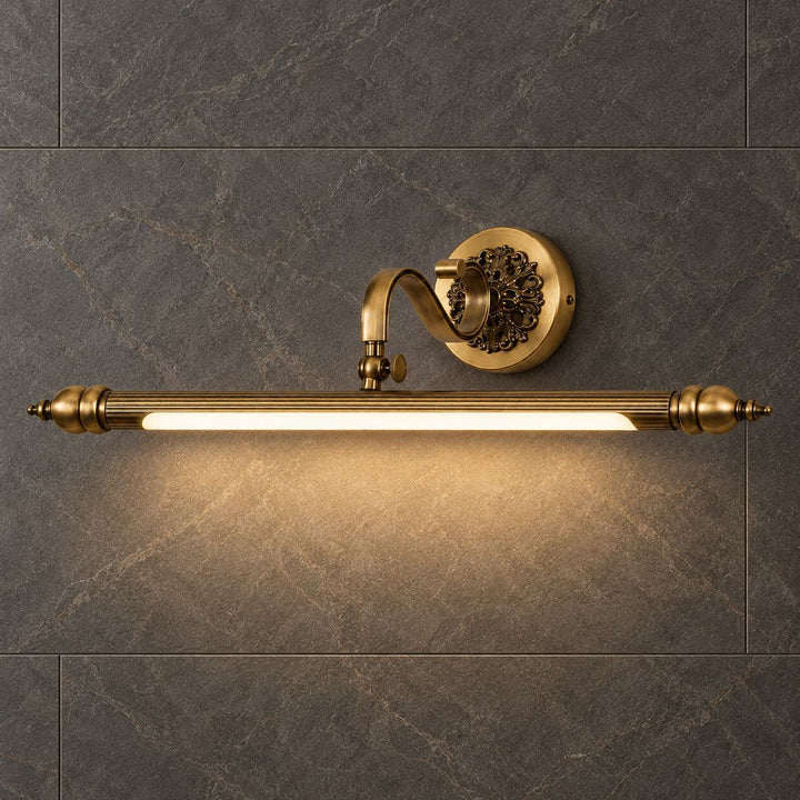 Retro Wall Sconce Lighting Wall Mounted Copper Metal Fixture for Bathroom Vanity Illumination