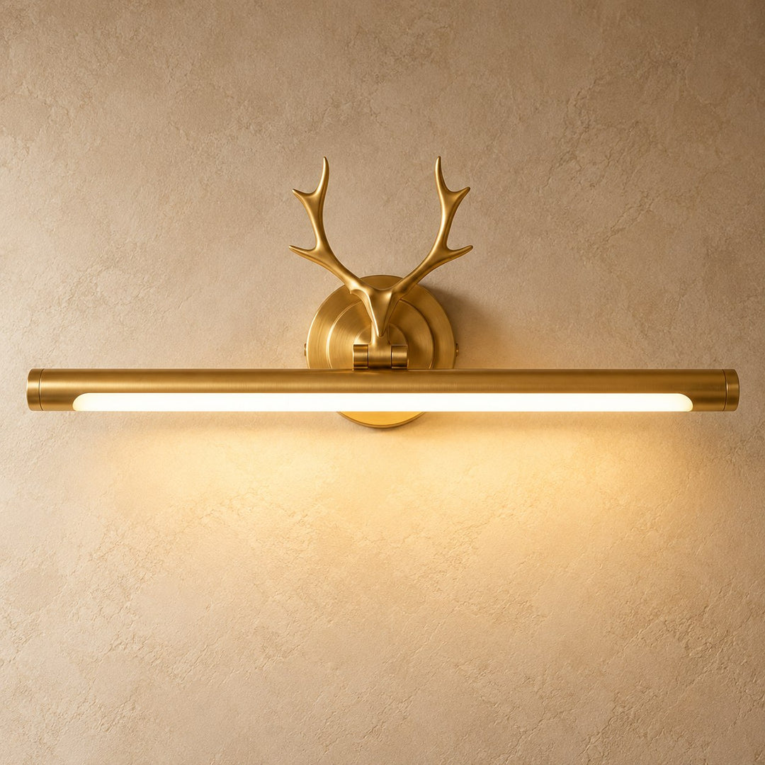 Modern Wall Sconce Lighting Wall Mounted Copper Body Acrylic Shade LED Dimmable Light Modes