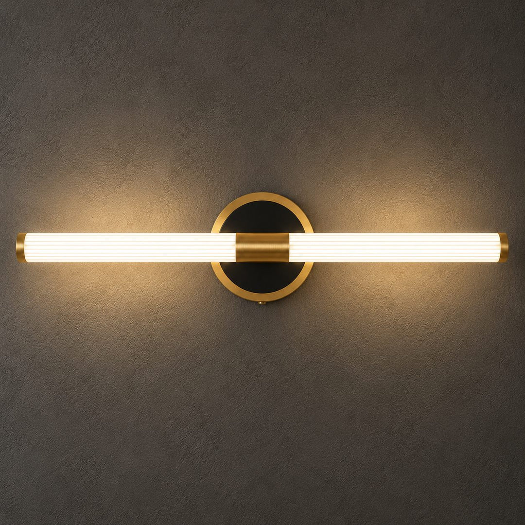 Contemporary Wall Light Wall Mounted Aluminum Iron Acrylic Linear Design Dimmable for Indoor Use
