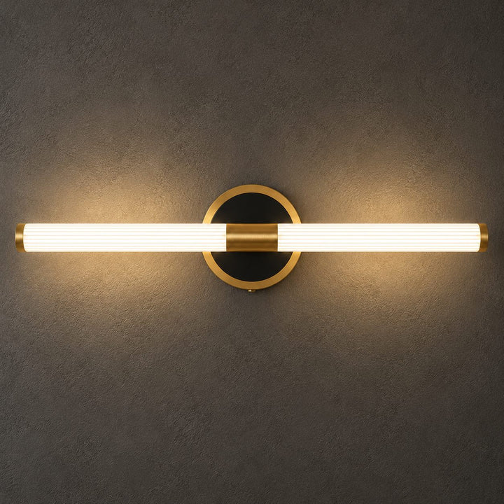 Contemporary Wall Light Wall Mounted Aluminum Iron Acrylic Linear Design Dimmable for Indoor Use
