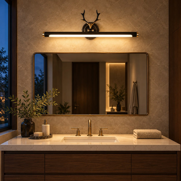 Modern Wall Sconce Lighting Wall Mounted Copper Body Acrylic Shade LED Dimmable Light Modes