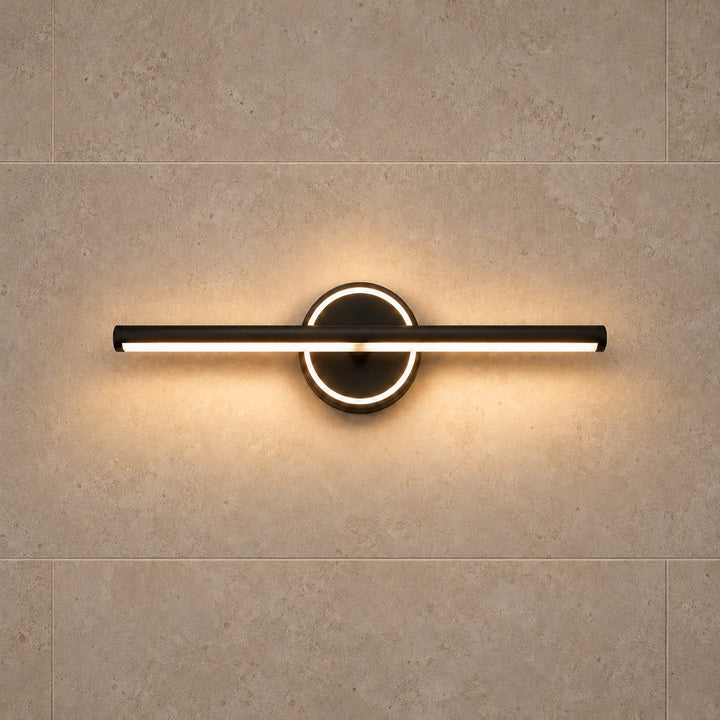 Modern Wall Sconce Bathroom Light Wall Mounted Aluminum and Acrylic Dimmable Vanity Fixture