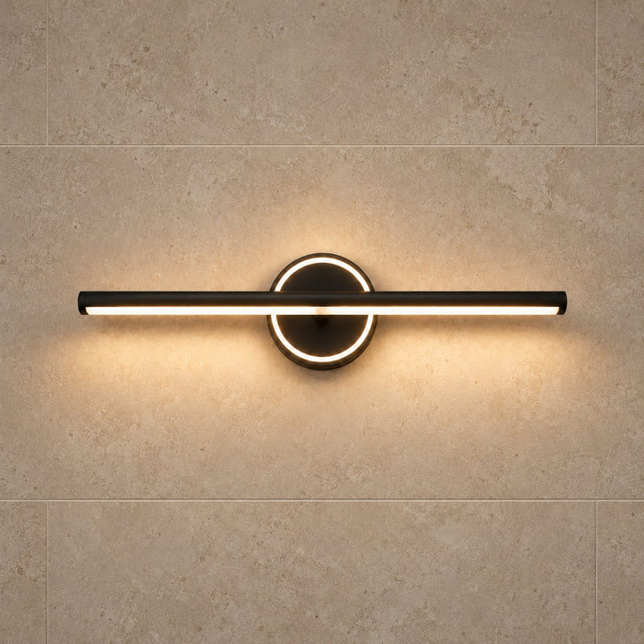 Modern Wall Sconce Bathroom Light Wall Mounted Aluminum and Acrylic Dimmable Vanity Fixture