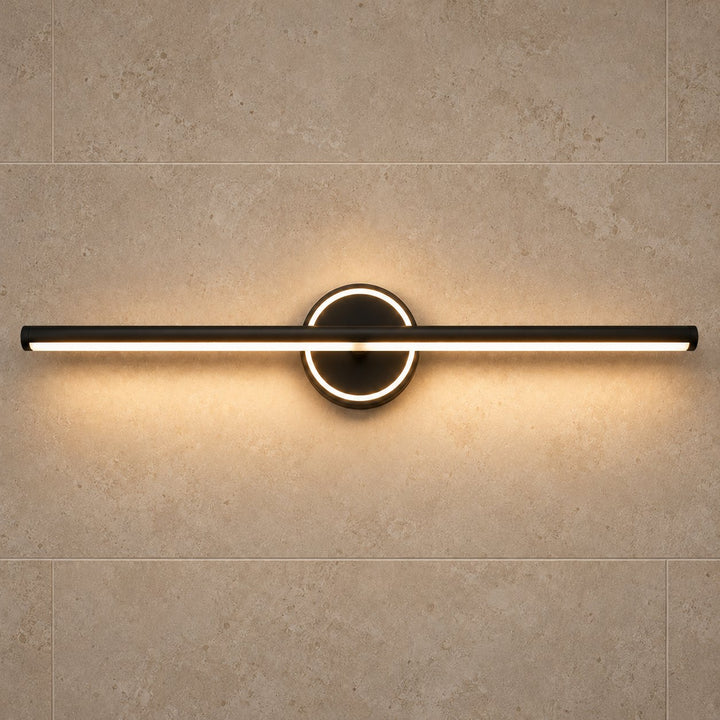 Modern Wall Sconce Bathroom Light Wall Mounted Aluminum and Acrylic Dimmable Vanity Fixture