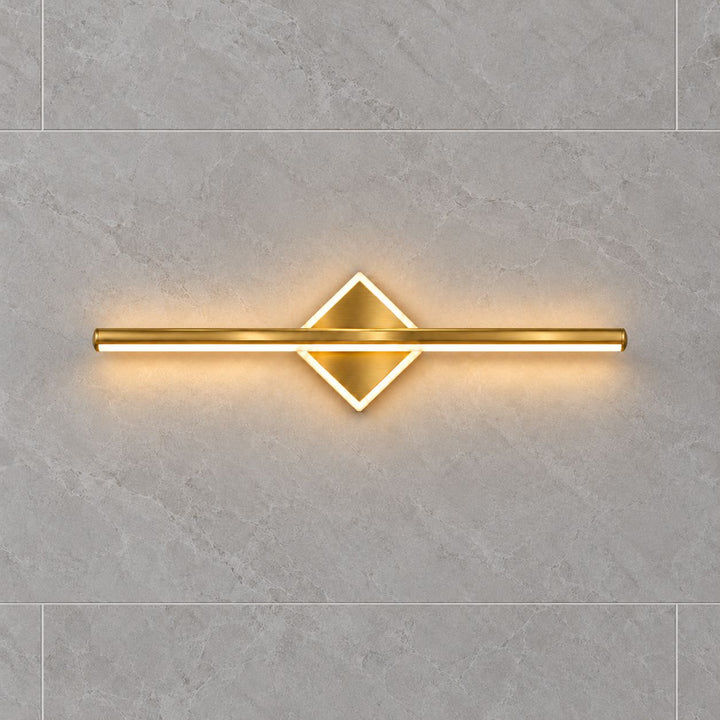 Modern Wall Light Wall Mounted Aluminum Frame Acrylic Base Focused Bathroom Vanity Sconce