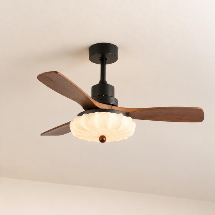 Modern Ceiling Fan Light Flush Mount Metal With Integrated LED For Efficient Illumination