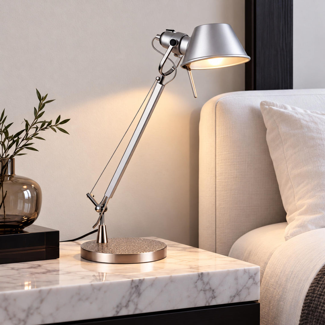 Modern Adjustable Desk Lamp Aluminum LED Lighting for Home Office Workspace