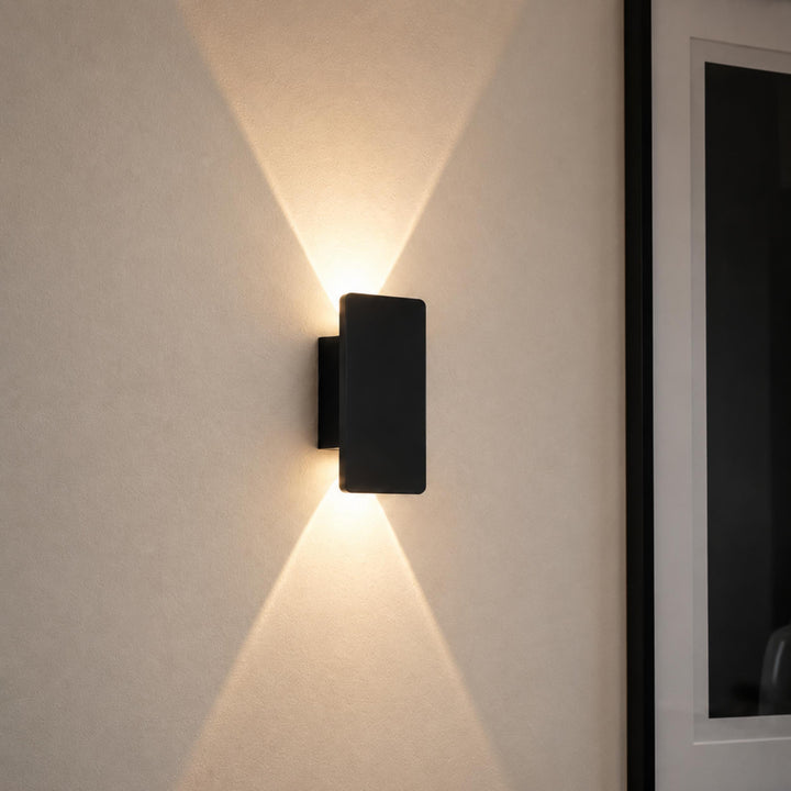 Modern Outdoor Wall Light Wall Mounted Aluminum 18W LED IP65 Weather Resistant for Exterior Use