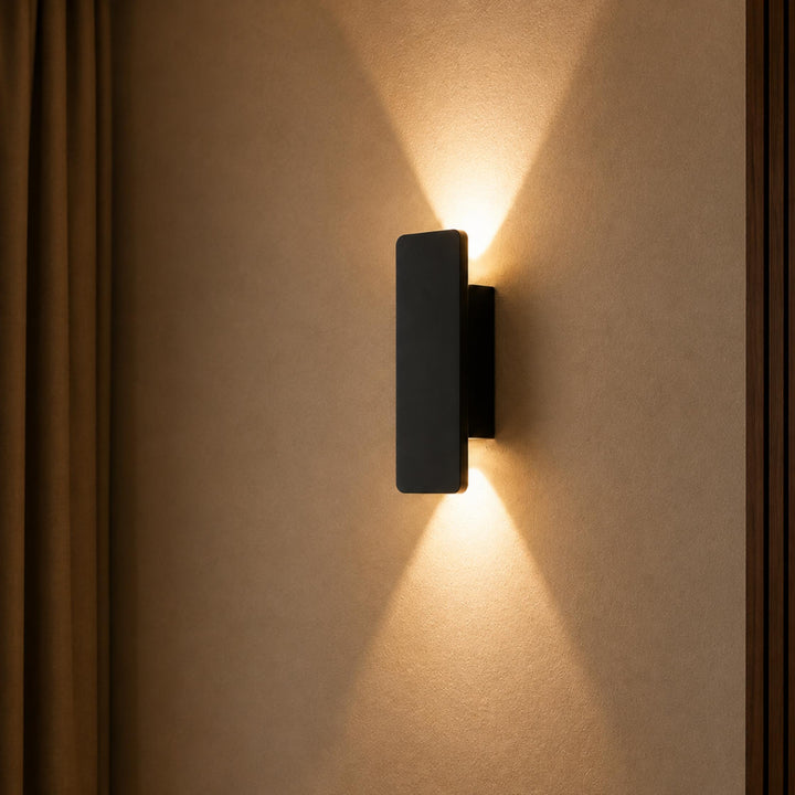 Modern Outdoor Wall Light Wall Mounted Aluminum 18W LED IP65 Weather Resistant for Exterior Use