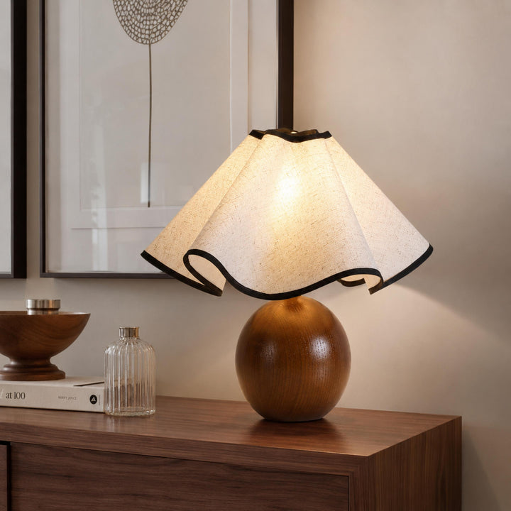 Modern Table Lamp with Adjustable Shade Metal Base LED Compatible for Home Office Lighting