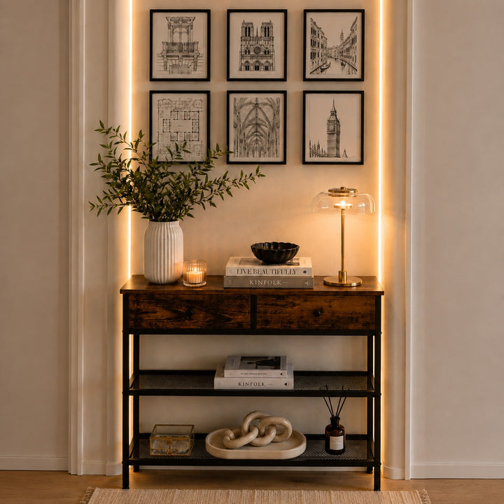 Modern Table Lamp with Adjustable Brass Body and Clear Glass Shade for Warm LED Lighting
