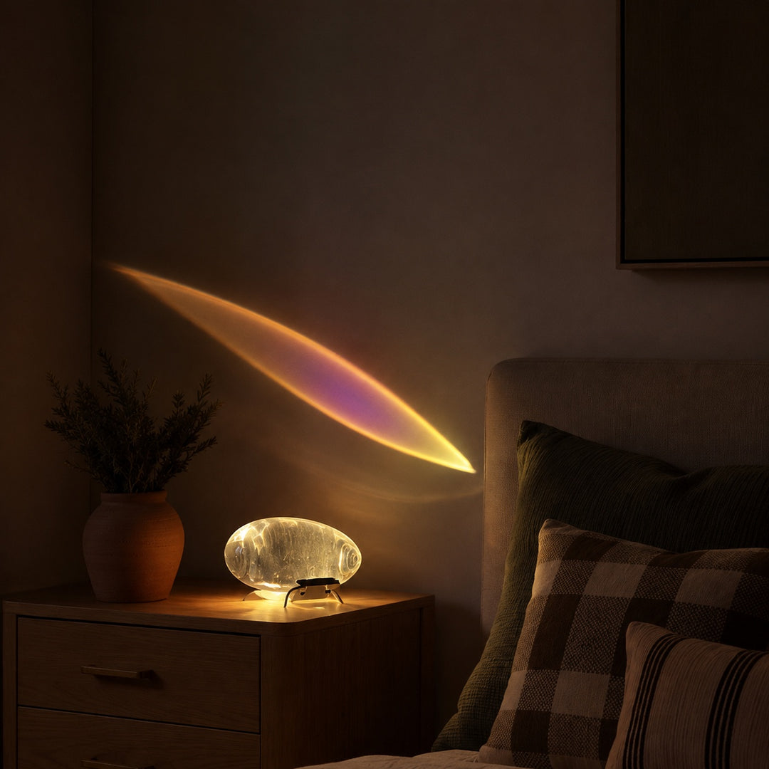 Modern Table Lamp with Adjustable Shade Metal Base LED Lighting for Bedroom or Living Room