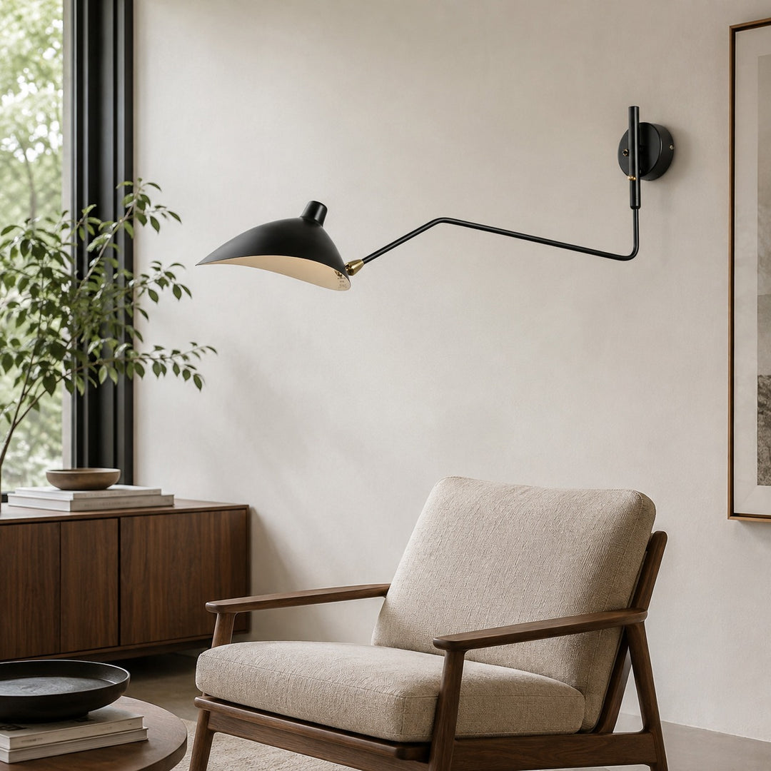 Modern Multi-Arm Wall Sconce Adjustable Metal LED Lighting for Indoor Wall Lights