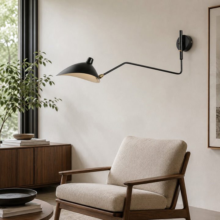 Modern Multi-Arm Wall Sconce Adjustable Metal LED Lighting for Indoor Wall Lights