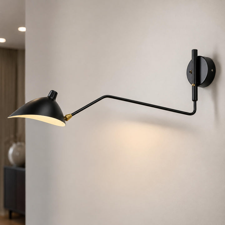 Modern Multi-Arm Wall Sconce Adjustable Metal LED Lighting for Indoor Wall Lights