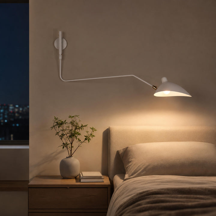Modern Multi-Arm Wall Sconce Adjustable Metal LED Lighting for Indoor Wall Lights
