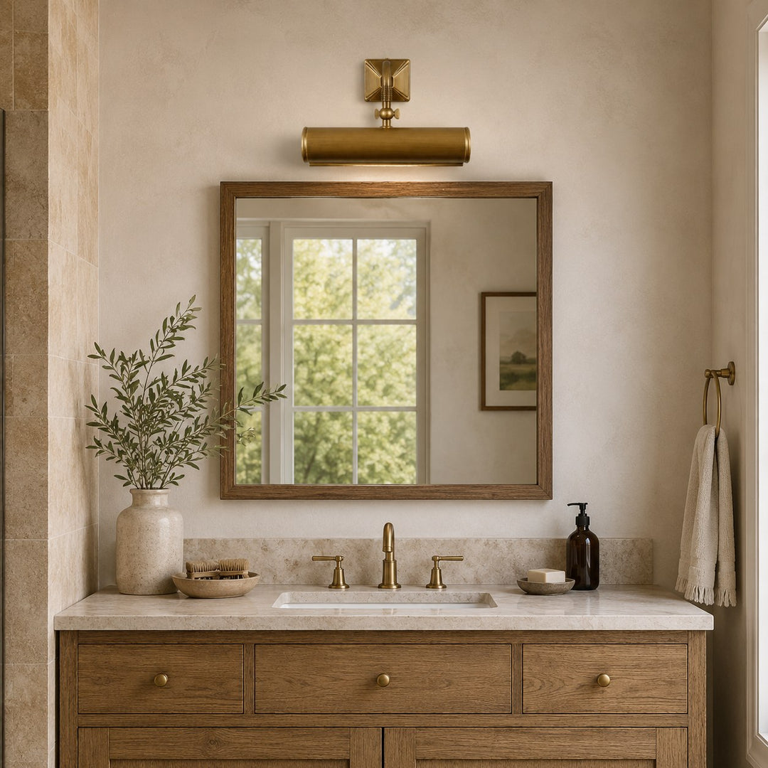 Modern Brass Wall Light Adjustable Arm LED Wall Mounted Sconce for Indoor Lighting