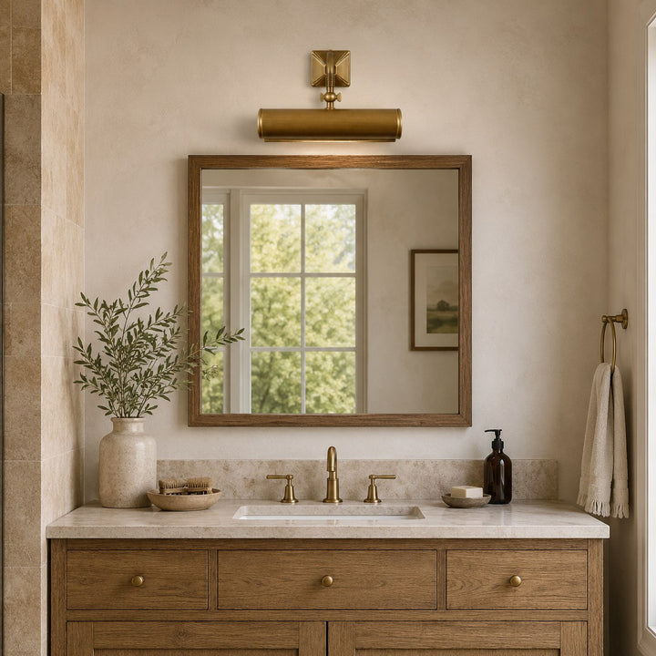 Modern Brass Wall Light Adjustable Arm LED Wall Mounted Sconce for Indoor Lighting