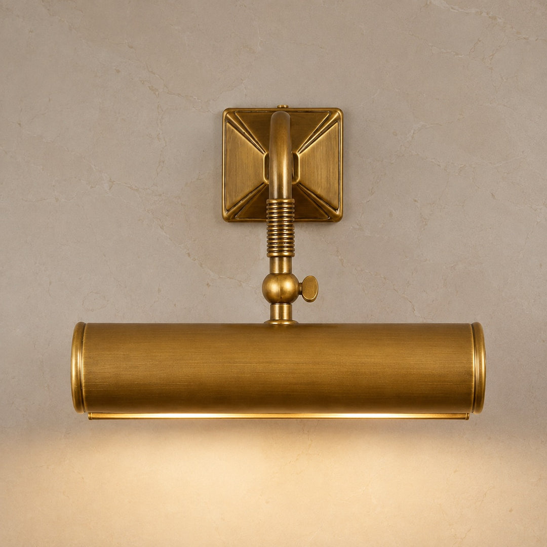 Modern Brass Wall Light Adjustable Arm LED Wall Mounted Sconce for Indoor Lighting