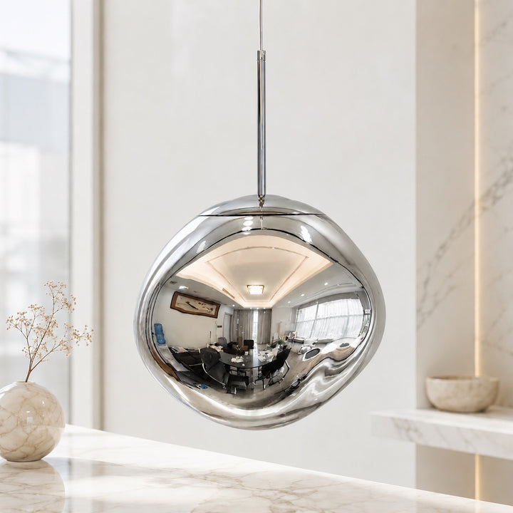 Modern Adjustable Pendant Light Acrylic LED Hanging Fixture for Kitchen and Living Room