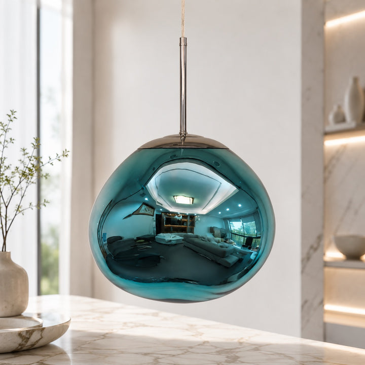 Modern Adjustable Pendant Light Acrylic LED Hanging Fixture for Kitchen and Living Room