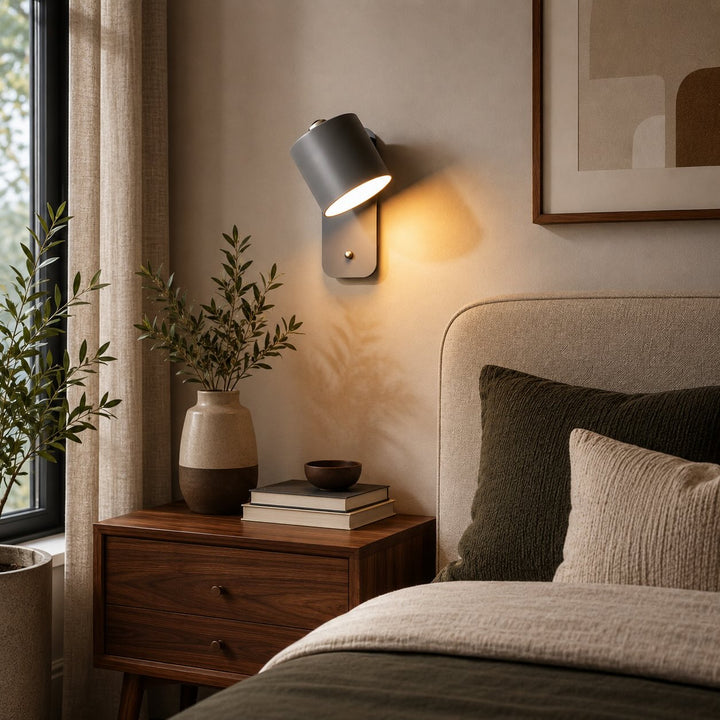 Modern Adjustable Wall Sconce Light Metal LED Wall Lamp for Living Room and Bedroom