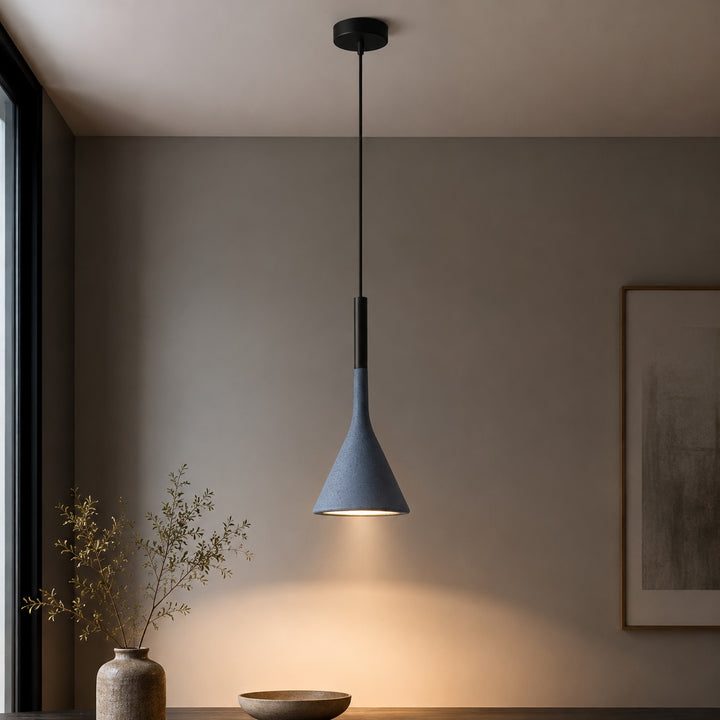 Nordic Minimalist Pendant Lamp Hanging Metal Alloy LED Light Adjustable for Kitchen Island