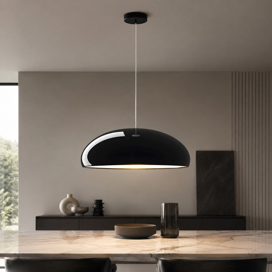 Modern Pendant Lighting Adjustable Hanging Aluminum Dome LED Fixture for Kitchen Island