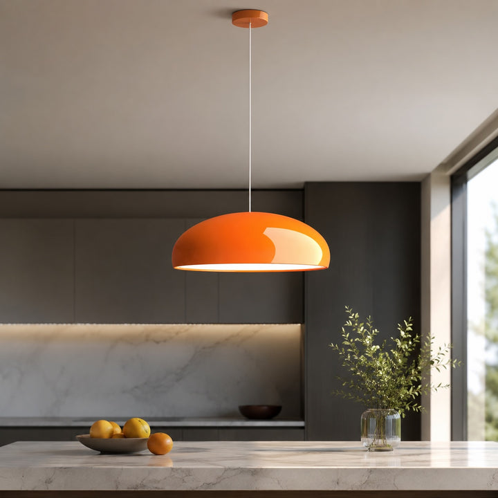 Modern Pendant Lighting Adjustable Hanging Aluminum Dome LED Fixture for Kitchen Island